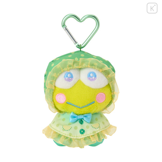Japan Sanrio Original Mascot Holder - Keroppi : Sweet Rain Collection Raincoat - 1