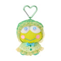 Japan Sanrio Original Mascot Holder - Keroppi : Sweet Rain Collection Raincoat - 1