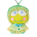 Japan Sanrio Original Mascot Holder - Keroppi : Sweet Rain Collection Raincoat - 2