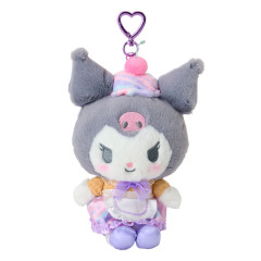 Japan Sanrio Original Mascot Holder - Kuromi : Dreamy Ice Cream