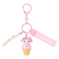 Japan Sanrio Original Mascot Bag Charm Keychain - My Melody : Dreamy Ice Cream - 1
