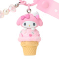 Japan Sanrio Original Mascot Bag Charm Keychain - My Melody : Dreamy Ice Cream - 2