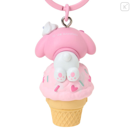 Japan Sanrio Original Mascot Bag Charm Keychain - My Melody : Dreamy Ice Cream - 3