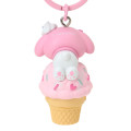 Japan Sanrio Original Mascot Bag Charm Keychain - My Melody : Dreamy Ice Cream - 3