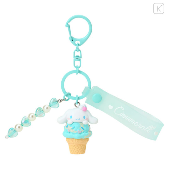 Japan Sanrio Original Mascot Bag Charm Keychain - Cinnamoroll : Dreamy Ice Cream - 1