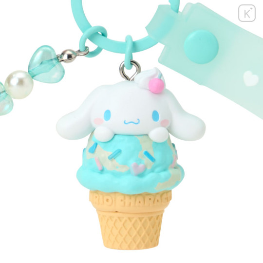 Japan Sanrio Original Mascot Bag Charm Keychain - Cinnamoroll : Dreamy Ice Cream - 2