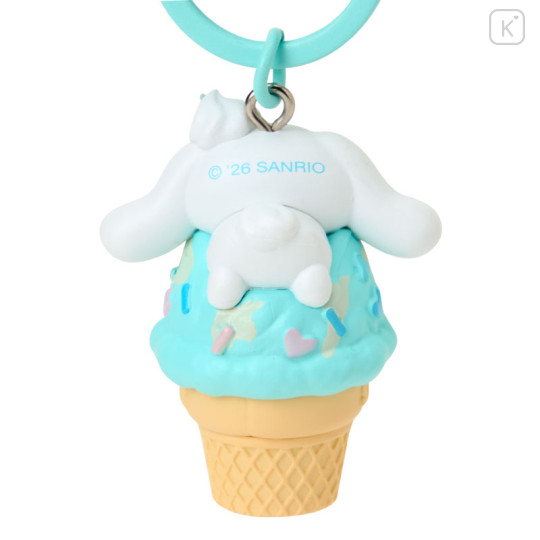 Japan Sanrio Original Mascot Bag Charm Keychain - Cinnamoroll : Dreamy Ice Cream - 3
