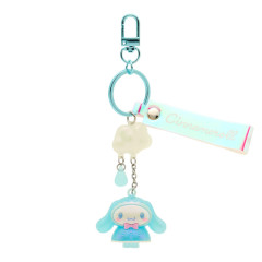 Japan Sanrio Original Mascot Bag Charm Keychain - Cinnamoroll : Sweet Rain Collection Aurora