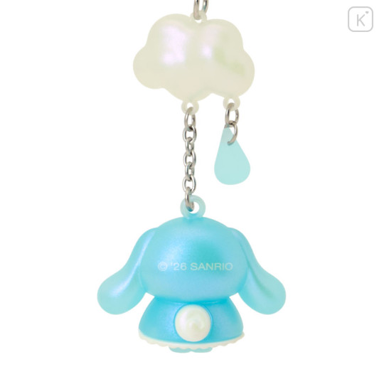 Japan Sanrio Original Mascot Bag Charm Keychain - Cinnamoroll : Sweet Rain Collection Aurora - 3