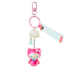 Japan Sanrio Original Mascot Bag Charm Keychain - Hello Kitty : Sweet Rain Collection Aurora