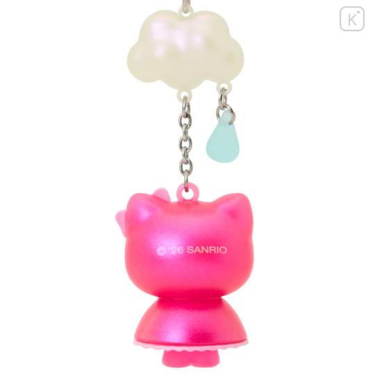 Japan Sanrio Original Mascot Bag Charm Keychain - Hello Kitty : Sweet Rain Collection Aurora - 3