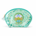 Japan Sanrio Original Glitter Clear Cosmetic Pouch - Keroppi : Sweet Rain Collection - 1