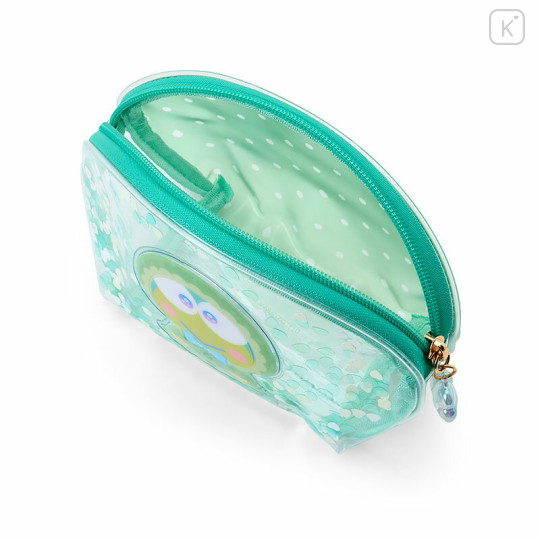 Japan Sanrio Original Glitter Clear Cosmetic Pouch - Keroppi : Sweet Rain Collection - 3