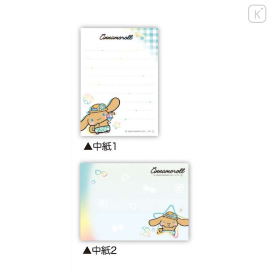 Japan Sanrio Mini Notepad - Cinnamoroll : Tan Sunburned Swimsuit Summer - 2