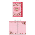 Japan Sanrio 6 Hole Sticker Notebook - Chococat - 2