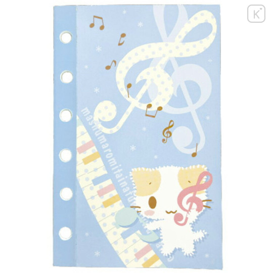 Japan Sanrio 6 Hole Sticker Notebook - Masyumaro - 1