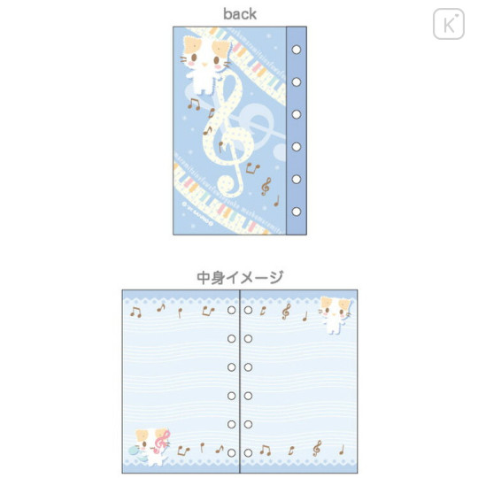 Japan Sanrio 6 Hole Sticker Notebook - Masyumaro - 2
