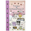 Japan Choigosim × Sanrio 6 Hole Sticker Notebook - Cloud - 1