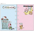 Japan Choigosim × Sanrio 6 Hole Sticker Notebook - Cloud - 3