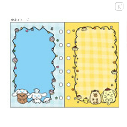 Japan Choigosim × Sanrio 6 Hole Sticker Notebook - Lucky - 3