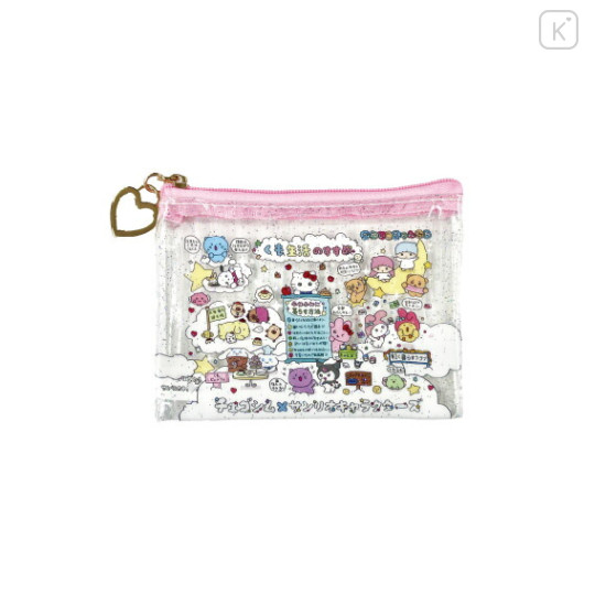Japan Choigosim × Sanrio Mini Clear Pouch - Pink - 1