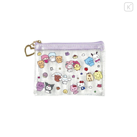 Japan Choigosim × Sanrio Mini Clear Pouch - Purple - 1