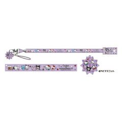 Japan Choigosim × Sanrio Mascot Neck Strap - Purple