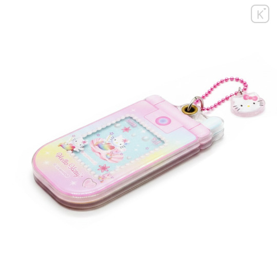 Japan Sanrio Sliding Flip Phone Keychain - Hello Kitty : Mermaid - 3