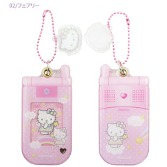 Japan Sanrio Sliding Flip Phone Keychain - Hello Kitty : Fairy