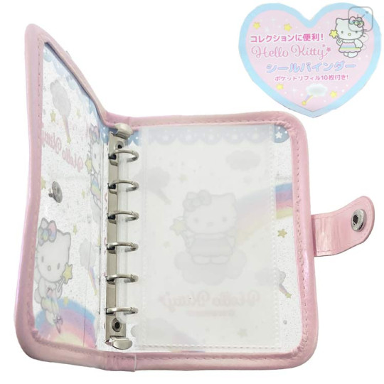Japan Sanrio 6 Hole Sticker Binder - Hello Kitty : Fairy - 3