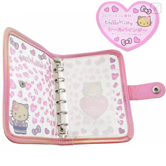 Japan Sanrio 6 Hole Sticker Binder - Hello Kitty : Kogal - 3