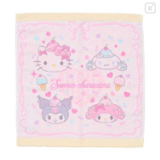 Japan Sanrio Original Hand Towel - Dreamy Ice Cream Pink - 1