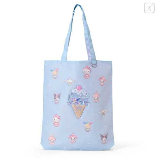 Japan Sanrio Original Tote Bag - Dreamy Ice Cream Light Blue - 1