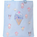 Japan Sanrio Original Tote Bag - Dreamy Ice Cream Light Blue - 4