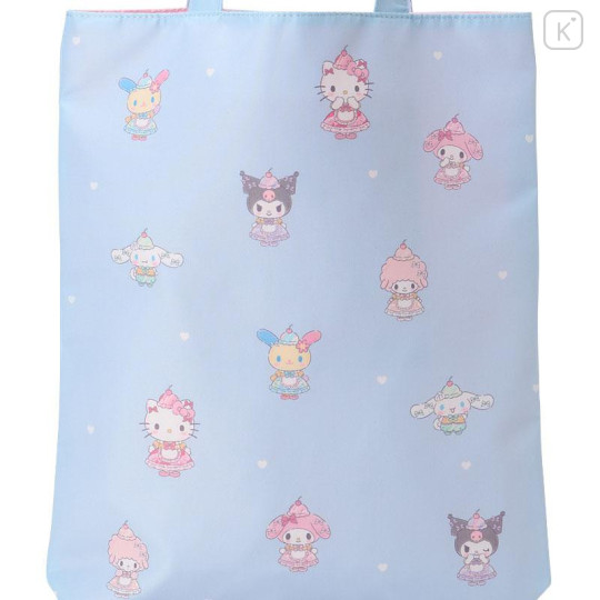 Japan Sanrio Original Tote Bag - Dreamy Ice Cream Light Blue - 5
