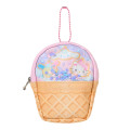 Japan Sanrio Original Eco Shopping Bag With Pouch - Dreamy Ice Cream Light Pink Blue - 2