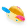 Japan Sanrio Original Fluffy Plush Mini Pouch with Carabiner - Usahana : Face - 3