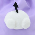 Japan Sanrio Original Face Mascot Drawstring Bag - Kuromi - 4