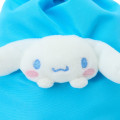Japan Sanrio Original Face Mascot Drawstring Bag - Cinnamoroll - 3