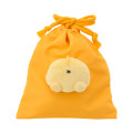 Japan Sanrio Original Face Mascot Drawstring Bag - Pompompurin - 2