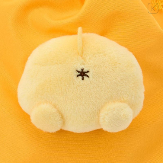 Japan Sanrio Original Face Mascot Drawstring Bag - Pompompurin - 4