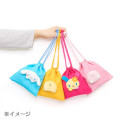 Japan Sanrio Original Face Mascot Drawstring Bag - Pompompurin - 5