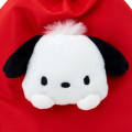 Japan Sanrio Original Face Mascot Drawstring Bag - Pochacco - 3