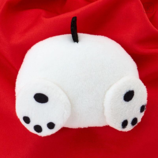 Japan Sanrio Original Face Mascot Drawstring Bag - Pochacco - 4
