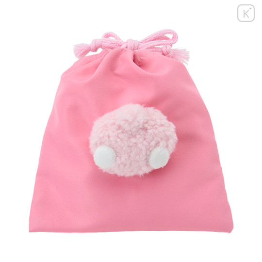 Japan Sanrio Original Face Mascot Drawstring Bag - My Sweet Piano - 2