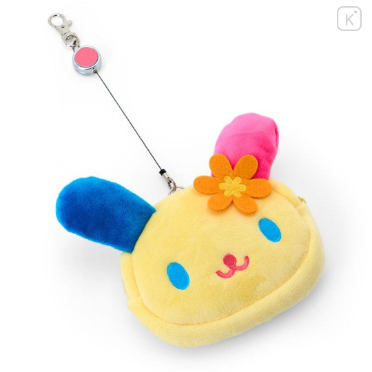 Japan Sanrio Original Pass Case Card Holder Pouch & Reel - Usahana - 5