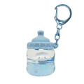 Japan Sanrio Floating Sequins Keychain - Cinnamoroll : Baby Bottle - 1