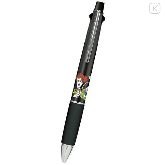 Japan Disney Jetstream 4&1 Multi Ballpoint Pen + Mechanical Pencil - Buzz Lightyear & Aliens & Woody - 1