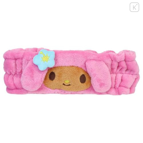 Japan Sanrio Spa Headband with Ears - My Melody : Tan Sunburned Swimsuit Summer - 1