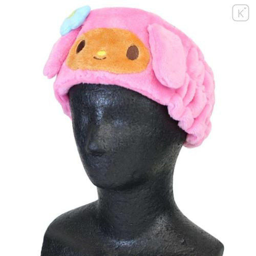 Japan Sanrio Spa Headband with Ears - My Melody : Tan Sunburned Swimsuit Summer - 3